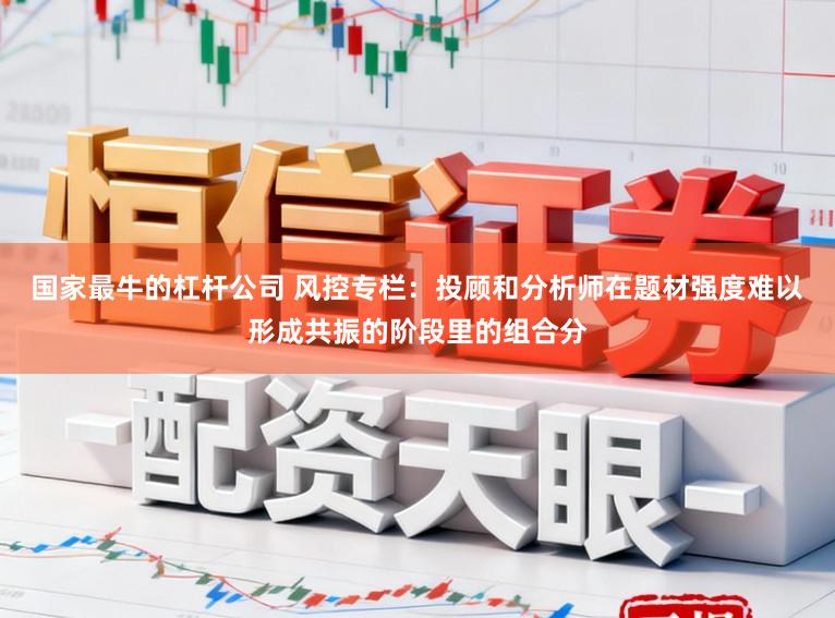 国家最牛的杠杆公司 风控专栏：投顾和分析师在题材强度难以形成共振的阶段里的组合分