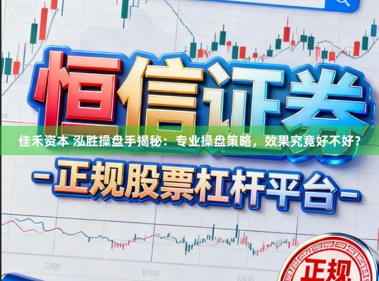 佳禾资本 泓胜操盘手揭秘：专业操盘策略，效果究竟好不好？